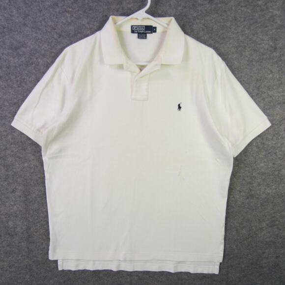 Polo Ralph Lauren Other - Polo Ralph Lauren Polo Shirt Mens Medium White Classic Fit Short Sleeve Cotton